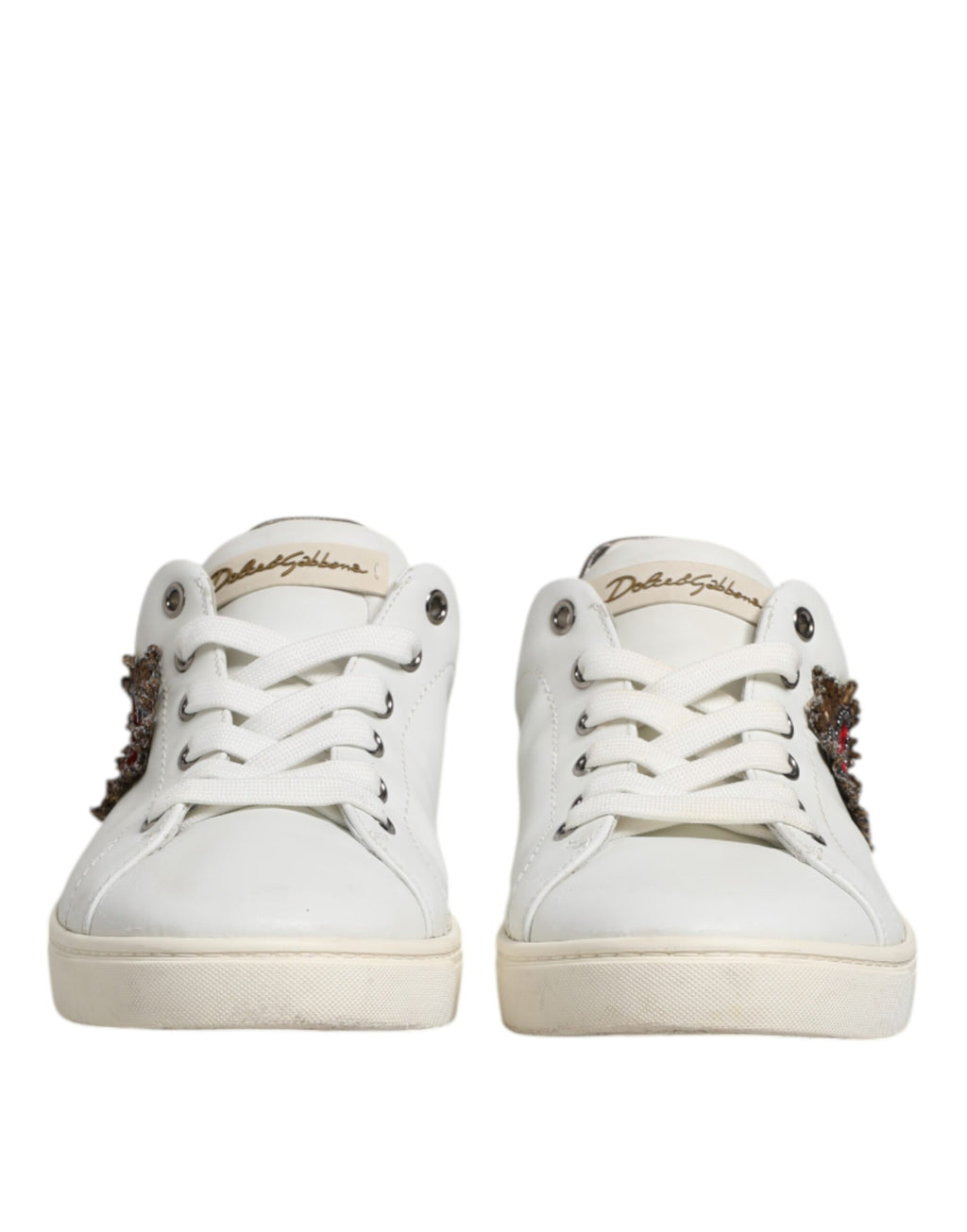 Dolce & Gabbana White Low Top Sneakers for Men alternate view