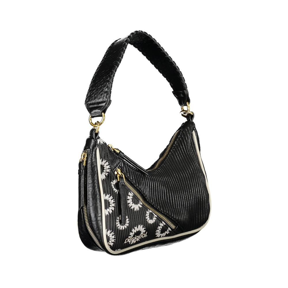 Desigual Black Shoulder Bag for Women detail view