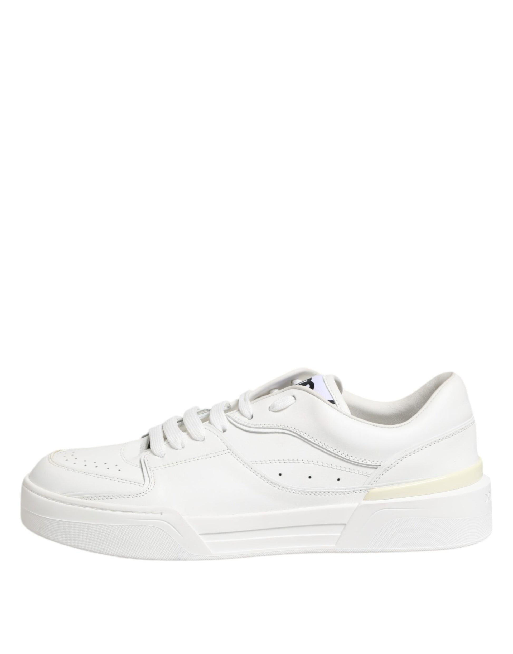 Chaussures basses Dolce & Gabbana Miami en cuir blanc