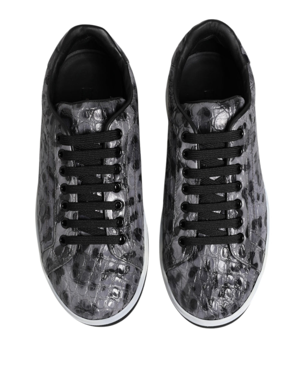 Dolce & Gabbana Grey Low Top Sneakers for Men detail view