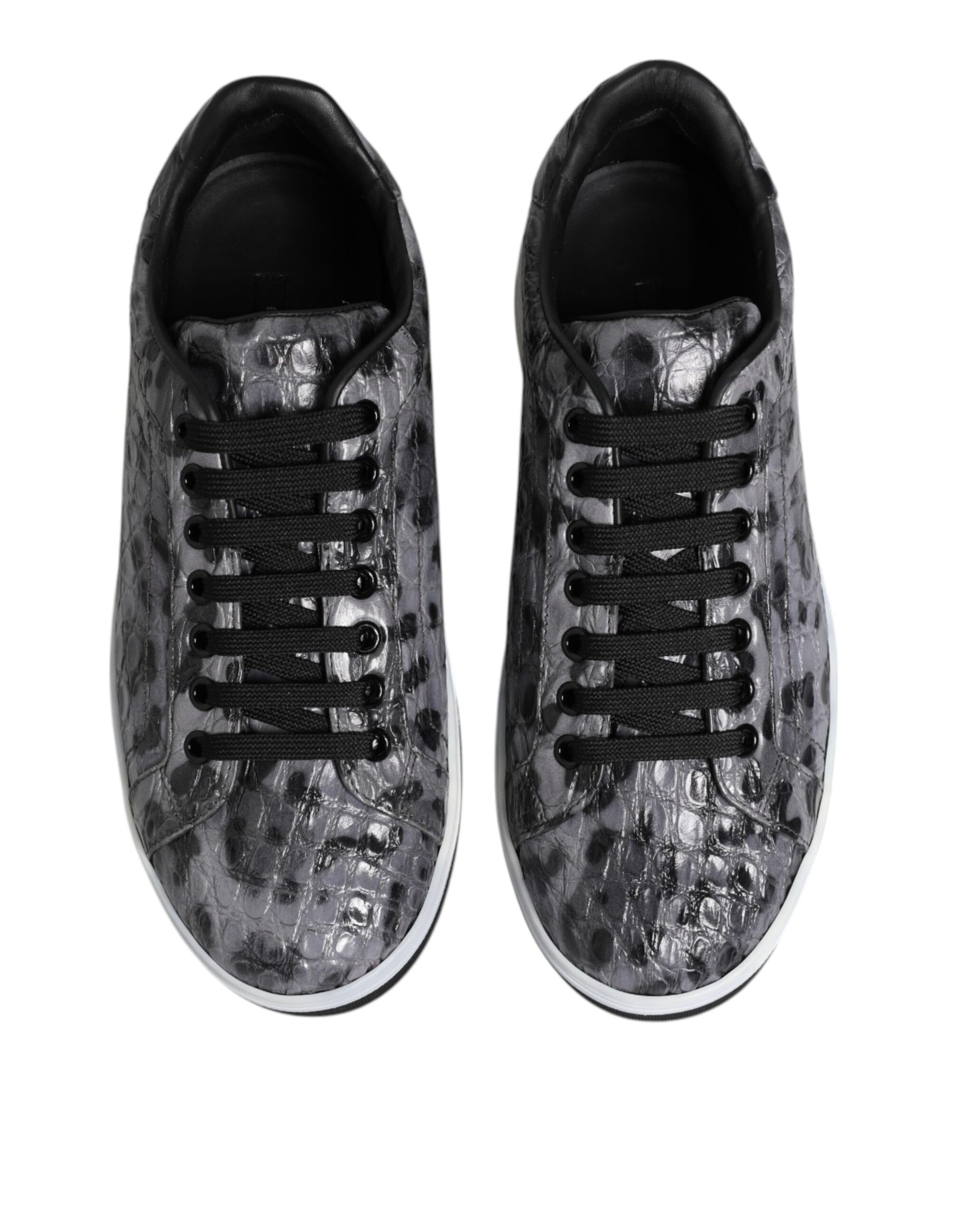Dolce & Gabbana Grey Low Top Sneakers for Men detail view