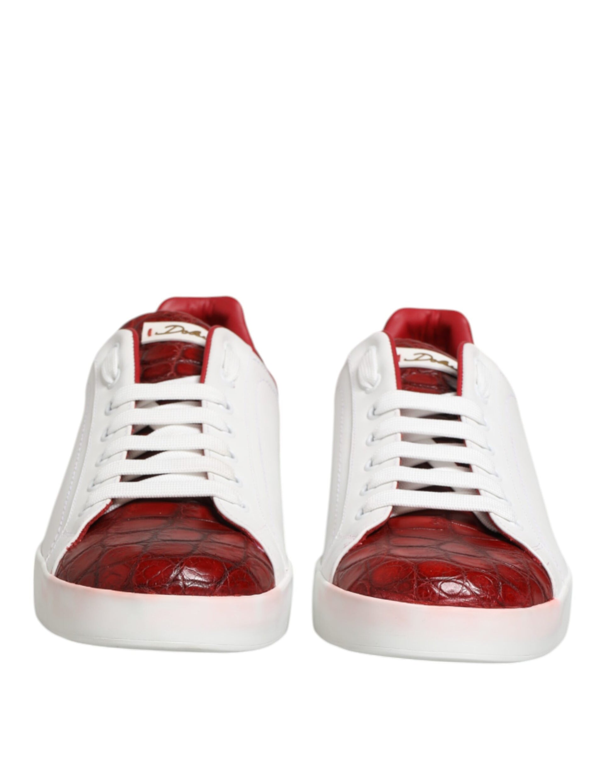 Dolce & Gabbana White Low Top Sneakers for Men alternate view