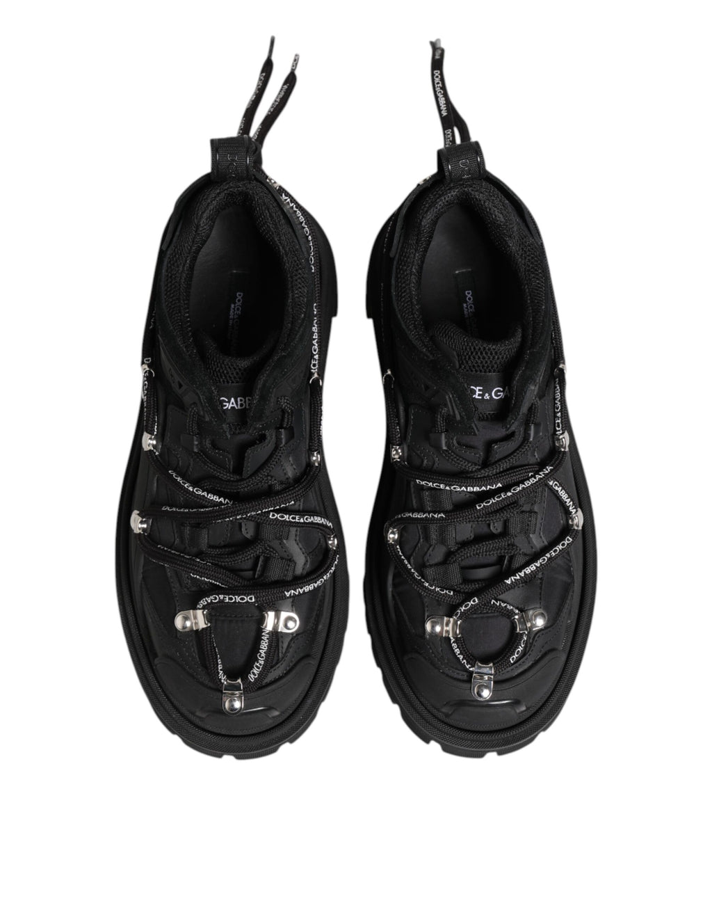 Dolce & Gabbana Black Low Top Sneakers for Men detail view