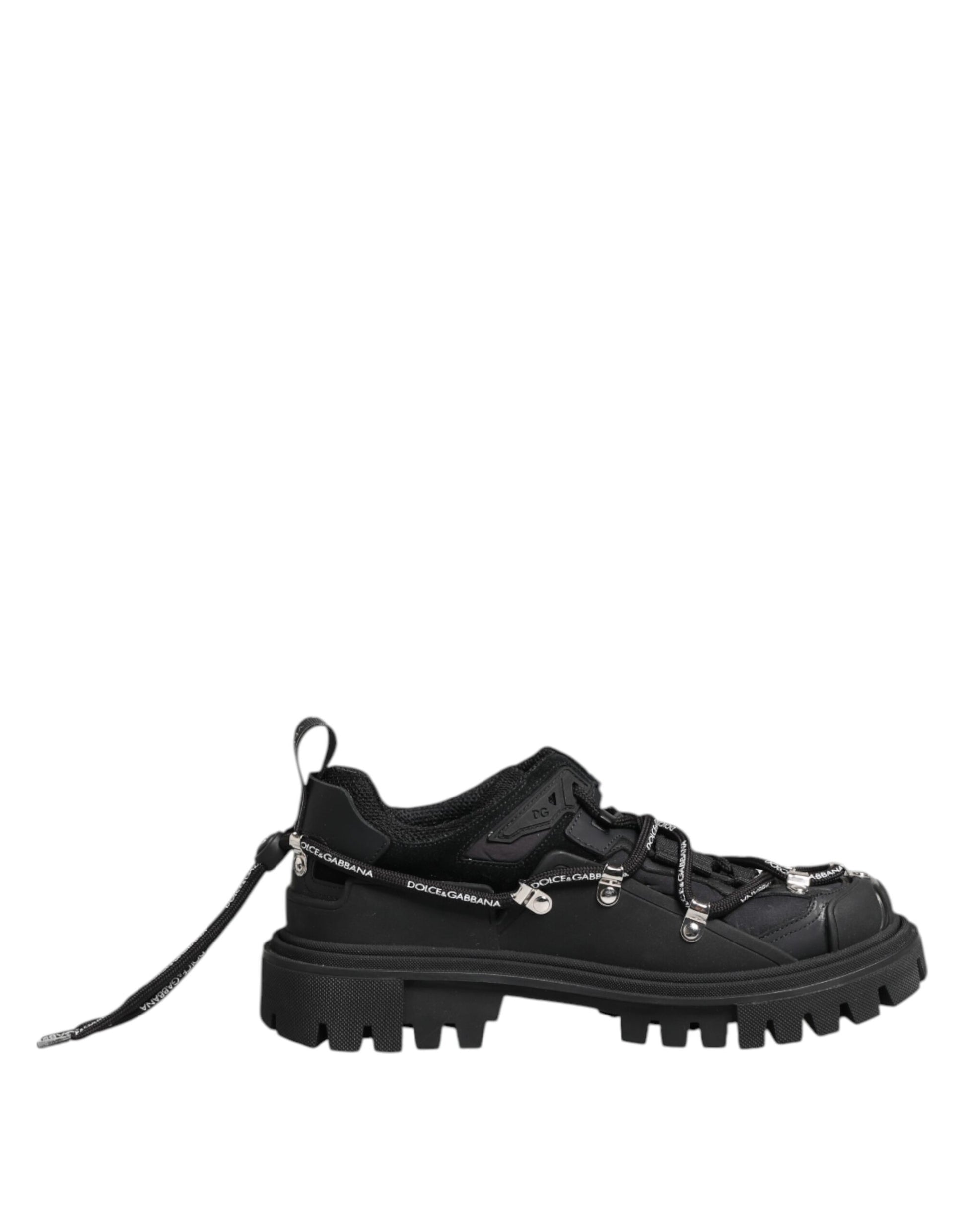 Dolce & Gabbana Black Low Top Sneakers for Men