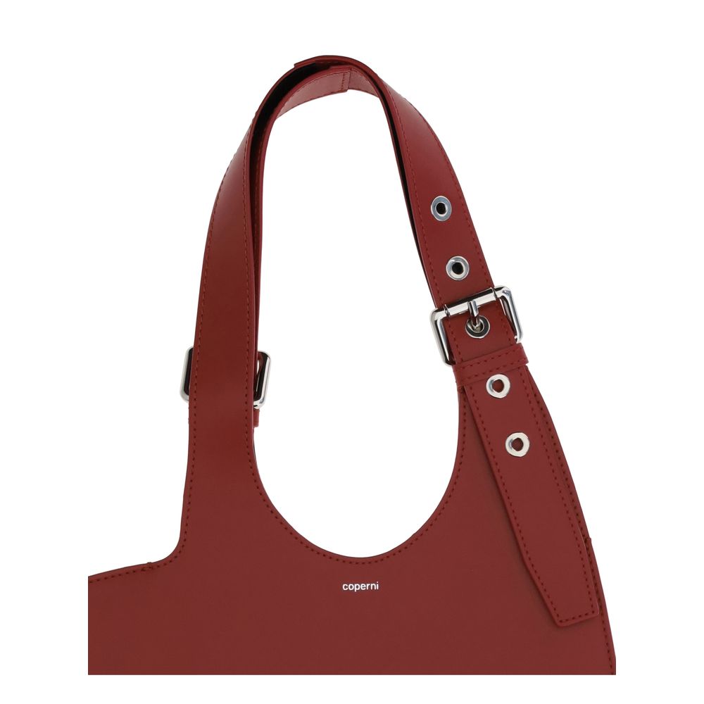 Coperni Bordeaux Calf Leather Bos Taurus Shoulder Bag