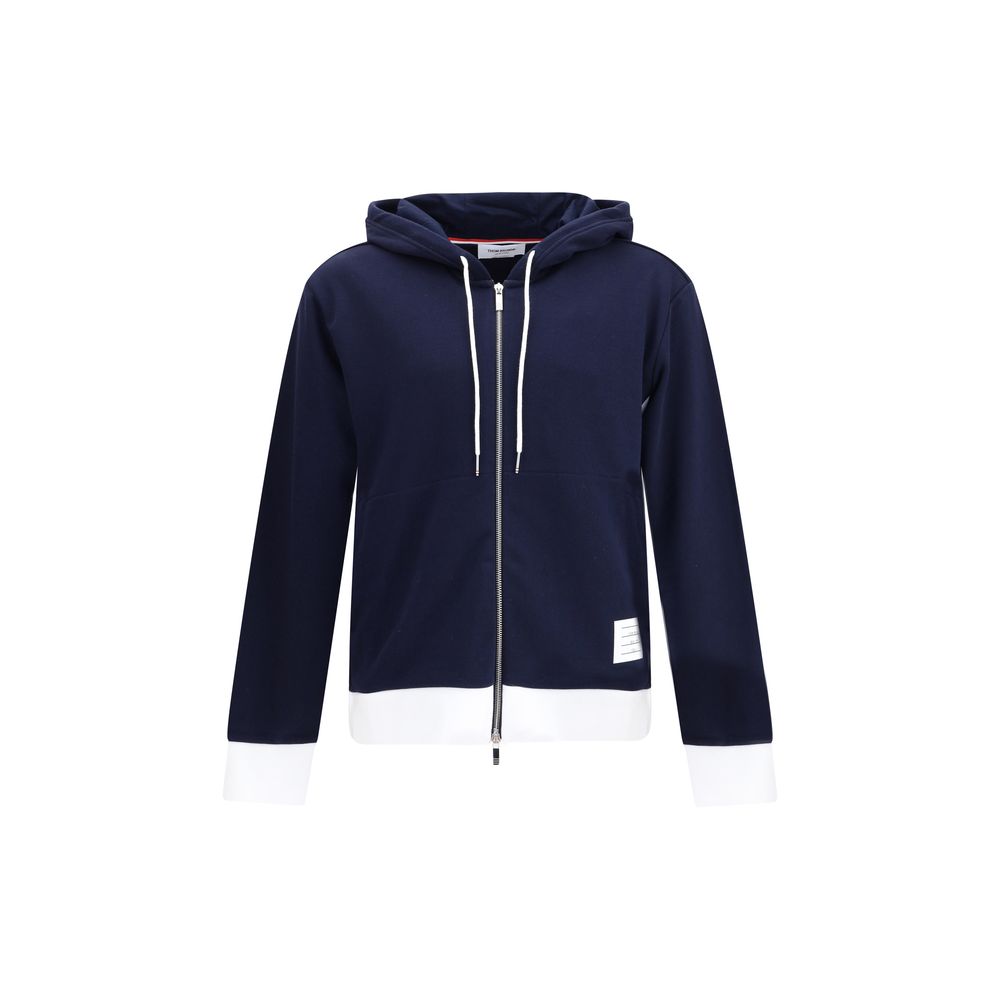 Sweat-shirt en coton bleu Thom Browne