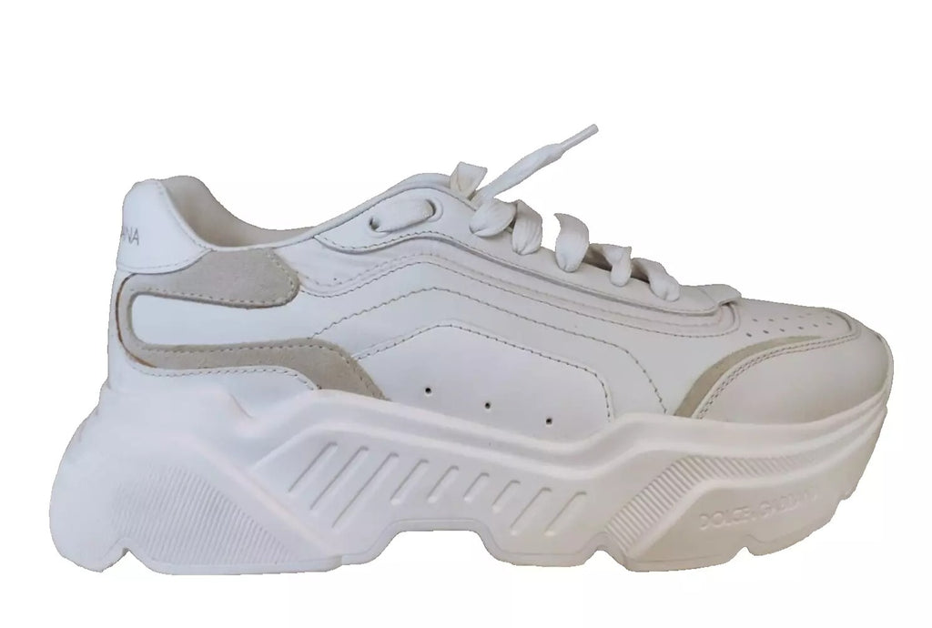 Dolce & Gabbana White Low Top Sneakers for Men