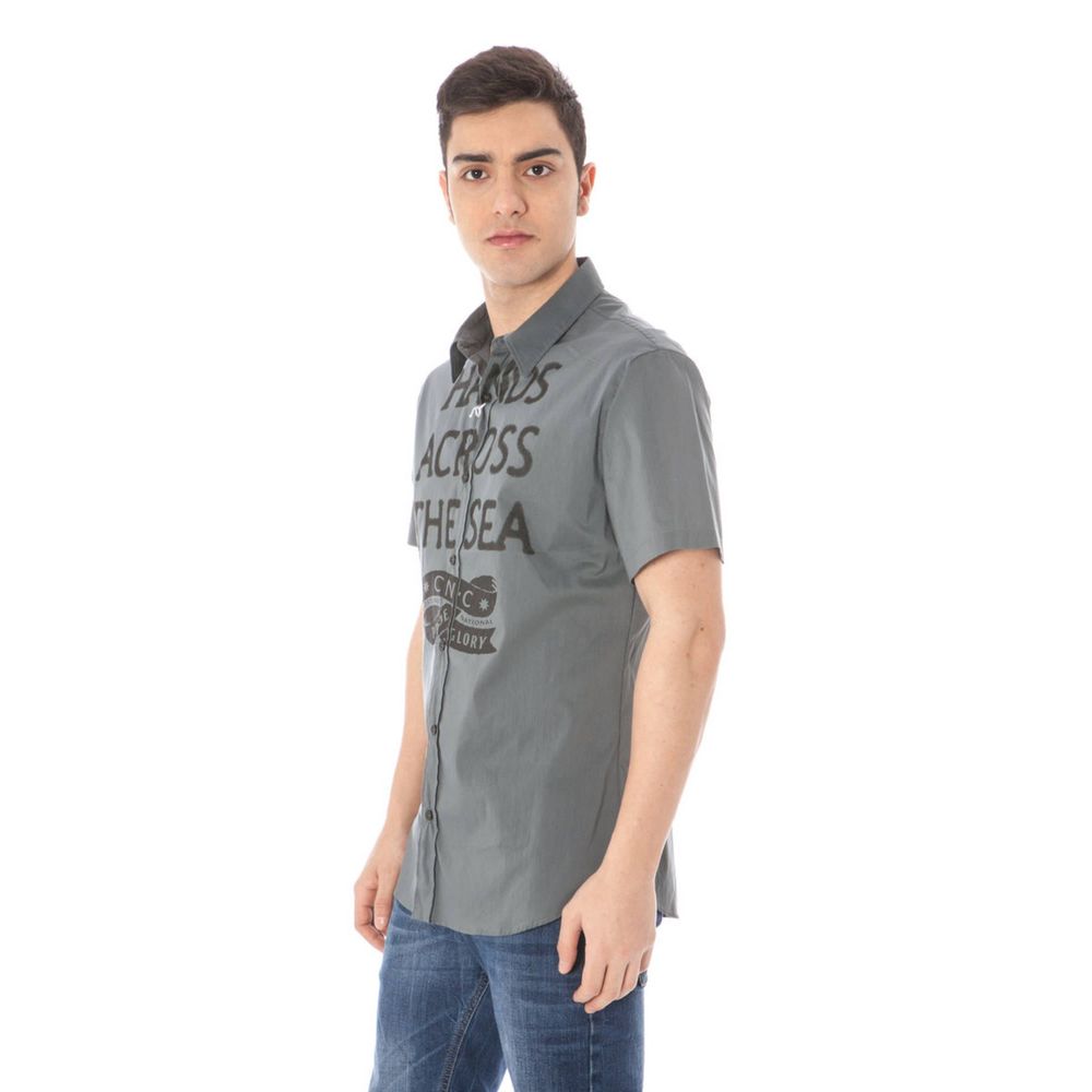 Costume National Grey Shortsleeve for Men detail view