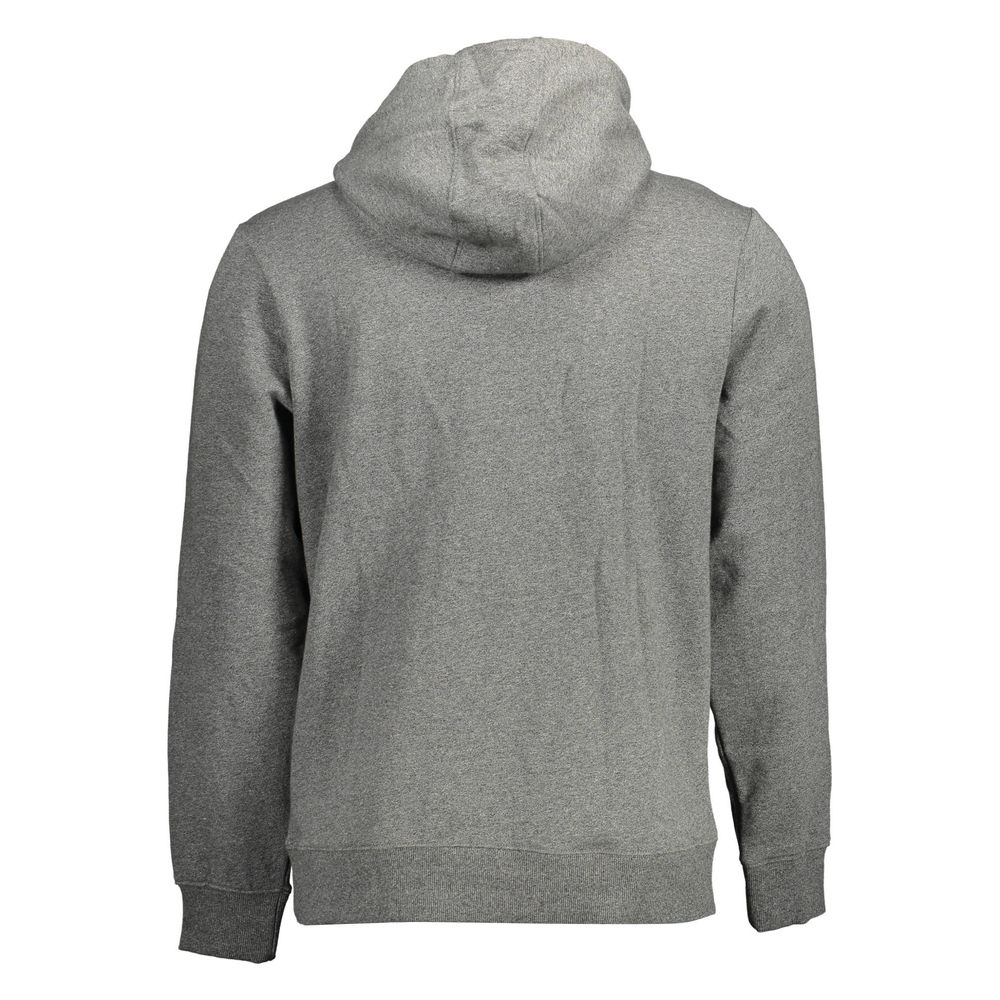 Sweat-shirt homme en coton biologique gris Guess Jeans