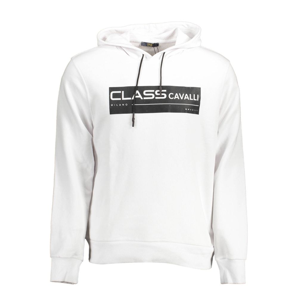 Cavalli Class White Sweatshirt for Men