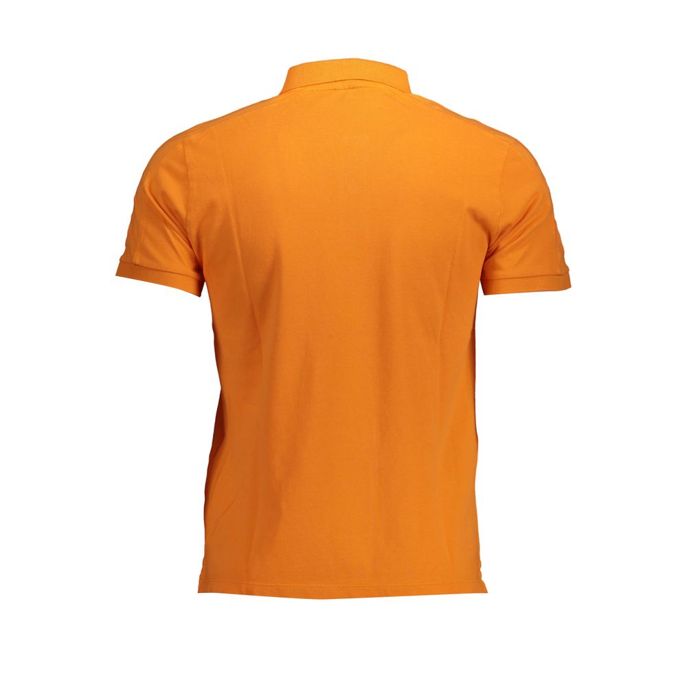 North Sails Arancione Cotton Men Polo