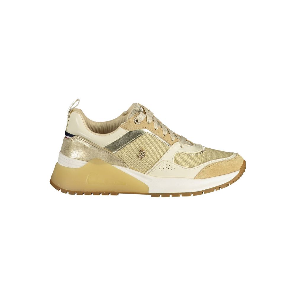 U.S. POLO ASSN. Gold Athletic Sneakers for Women