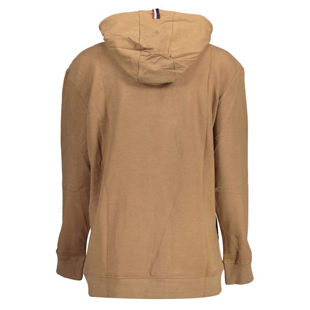 U.S. POLO ASSN. Sweat-shirt marron en coton pour femme
