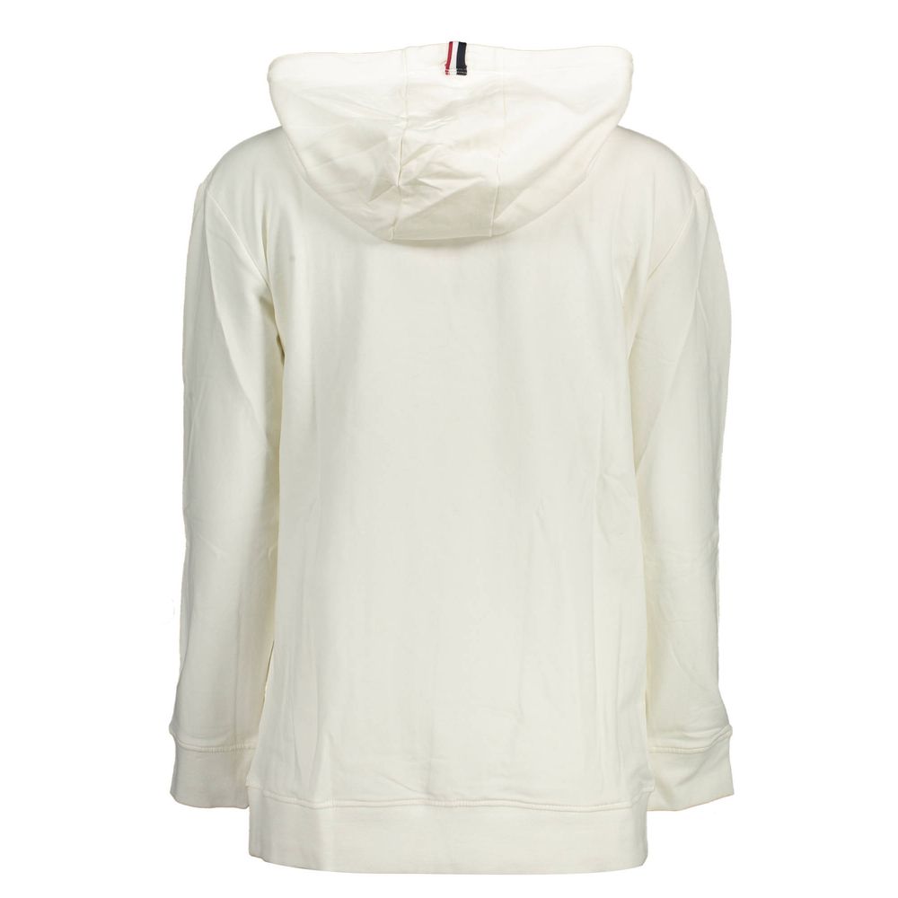U.S. POLO ASSN. Sweat-shirt blanc en coton pour femme