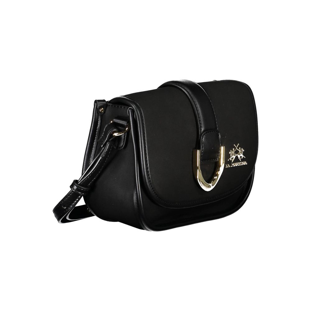 La Martina Black Shoulder Bag for Women detail view