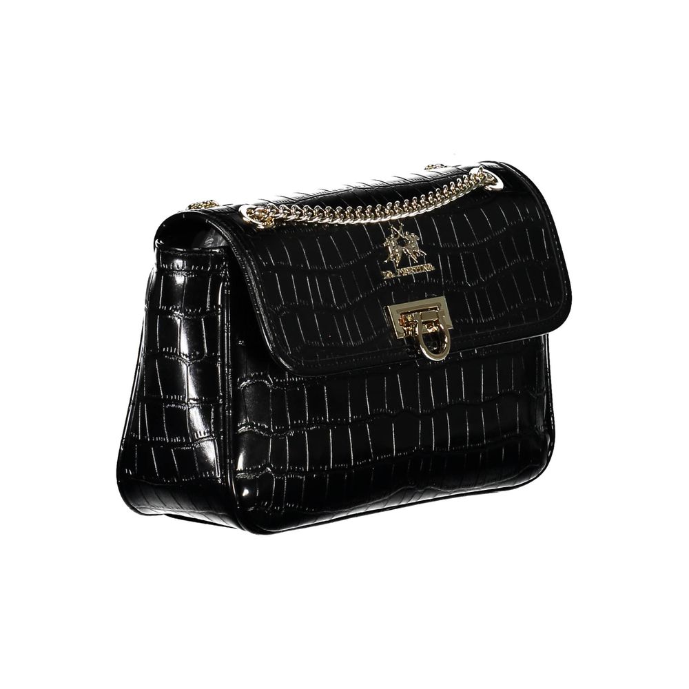 La Martina Black Shoulder Bag for Women detail view