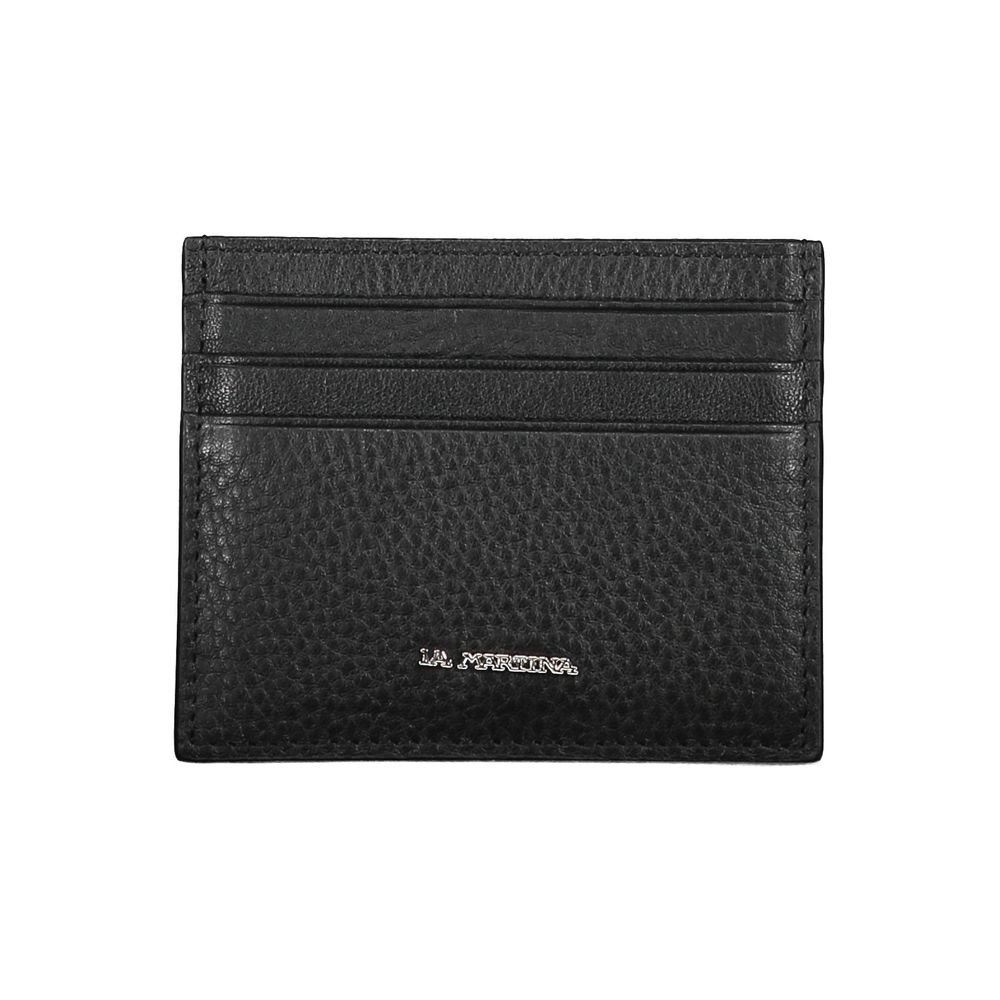 La Martina Black Cardholders for Men
