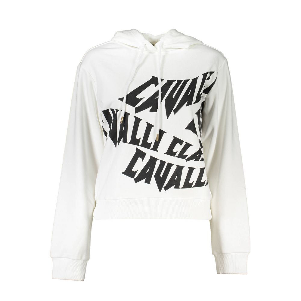 Cavalli Class White Sweatshirt for Women