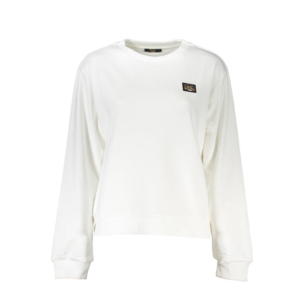 Cavalli Class White Sweatshirt for Women
