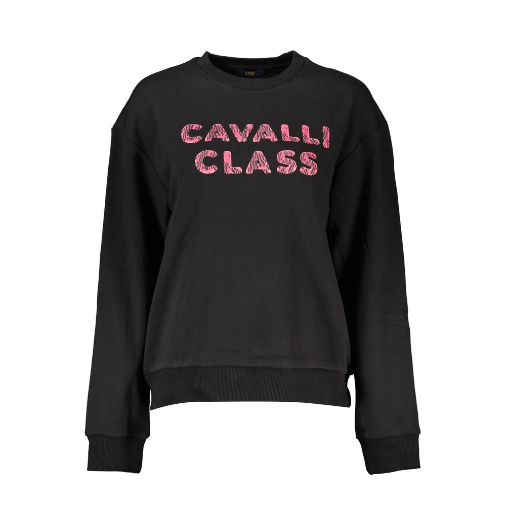 Cavalli Class Black Sweatshirt for Women