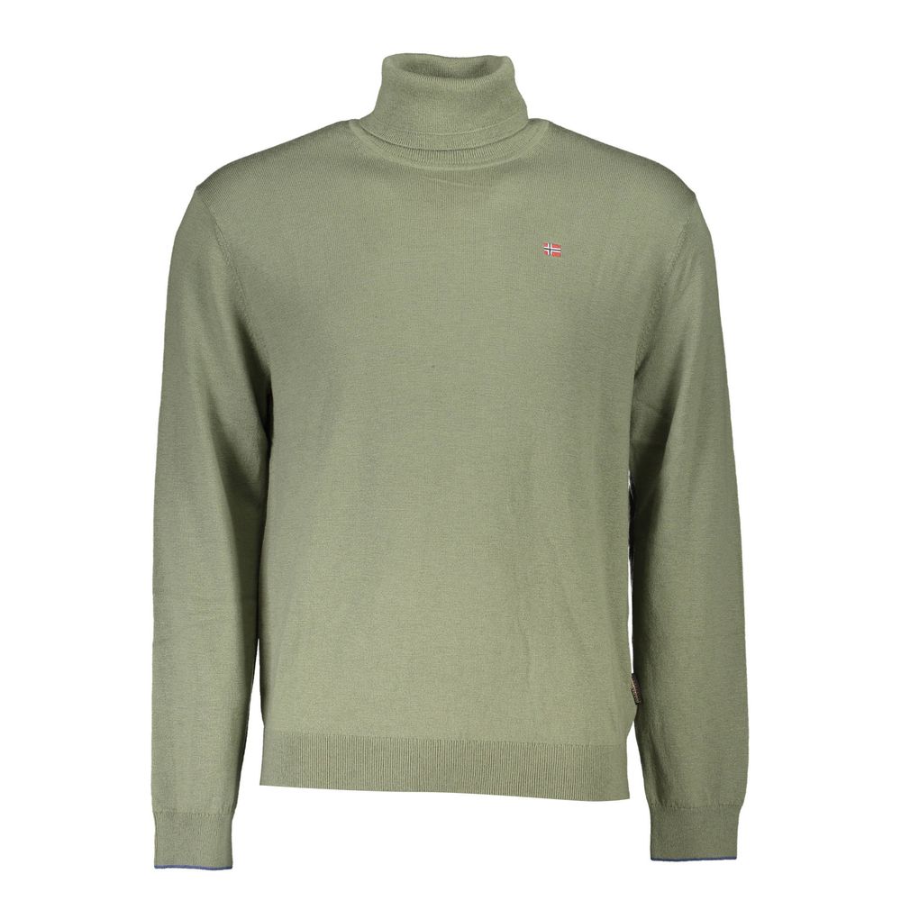 Napapijri Green Turtleneck for Men