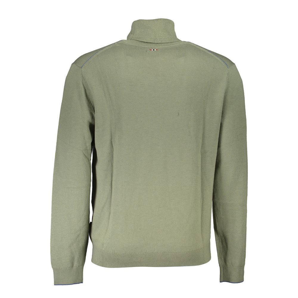 Napapijri Green Turtleneck for Men alternate view