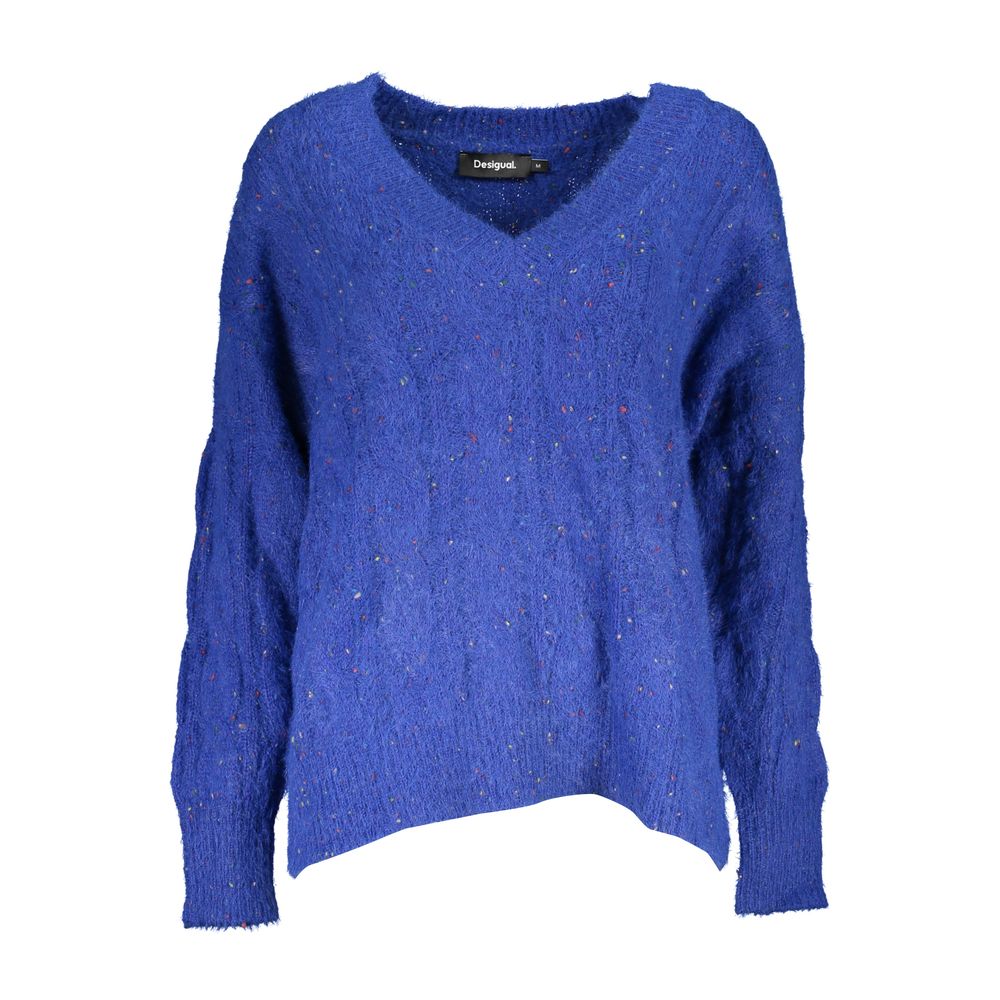 Pull en acrylique bleu Desigual pour femme