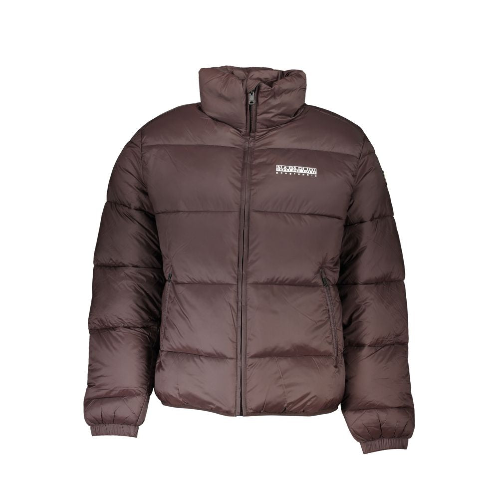Napapijri Brown Shell Jacket for Men