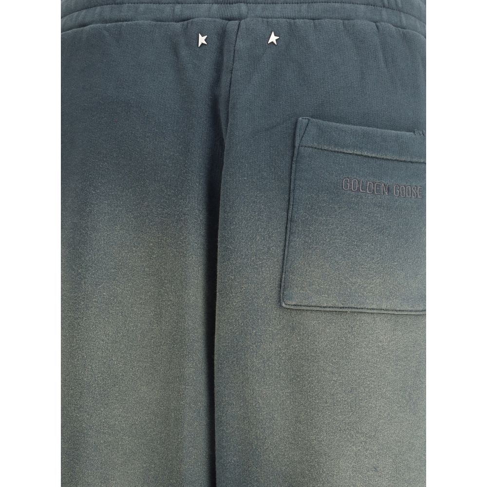 Golden Goose Blue Joggers for Women detail view