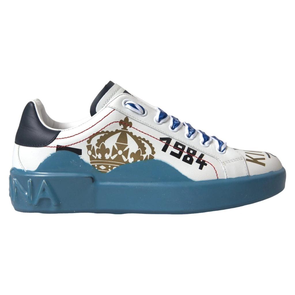 Dolce & Gabbana White Low Top Sneakers for Men
