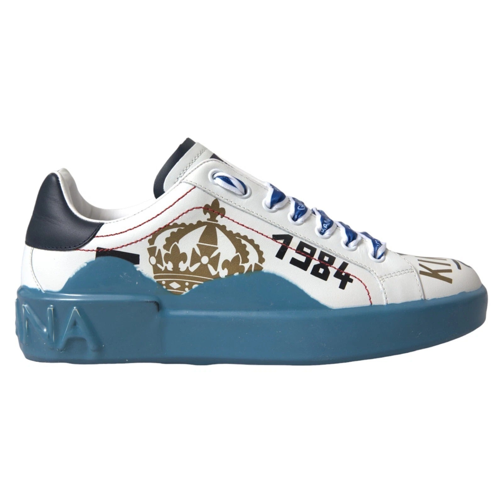 Dolce & Gabbana White Low Top Sneakers for Men