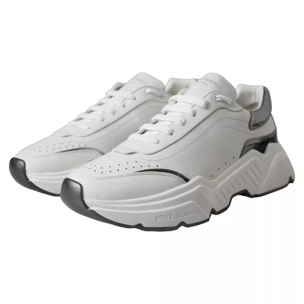 Dolce & Gabbana White Low Top Sneakers for Men detail view