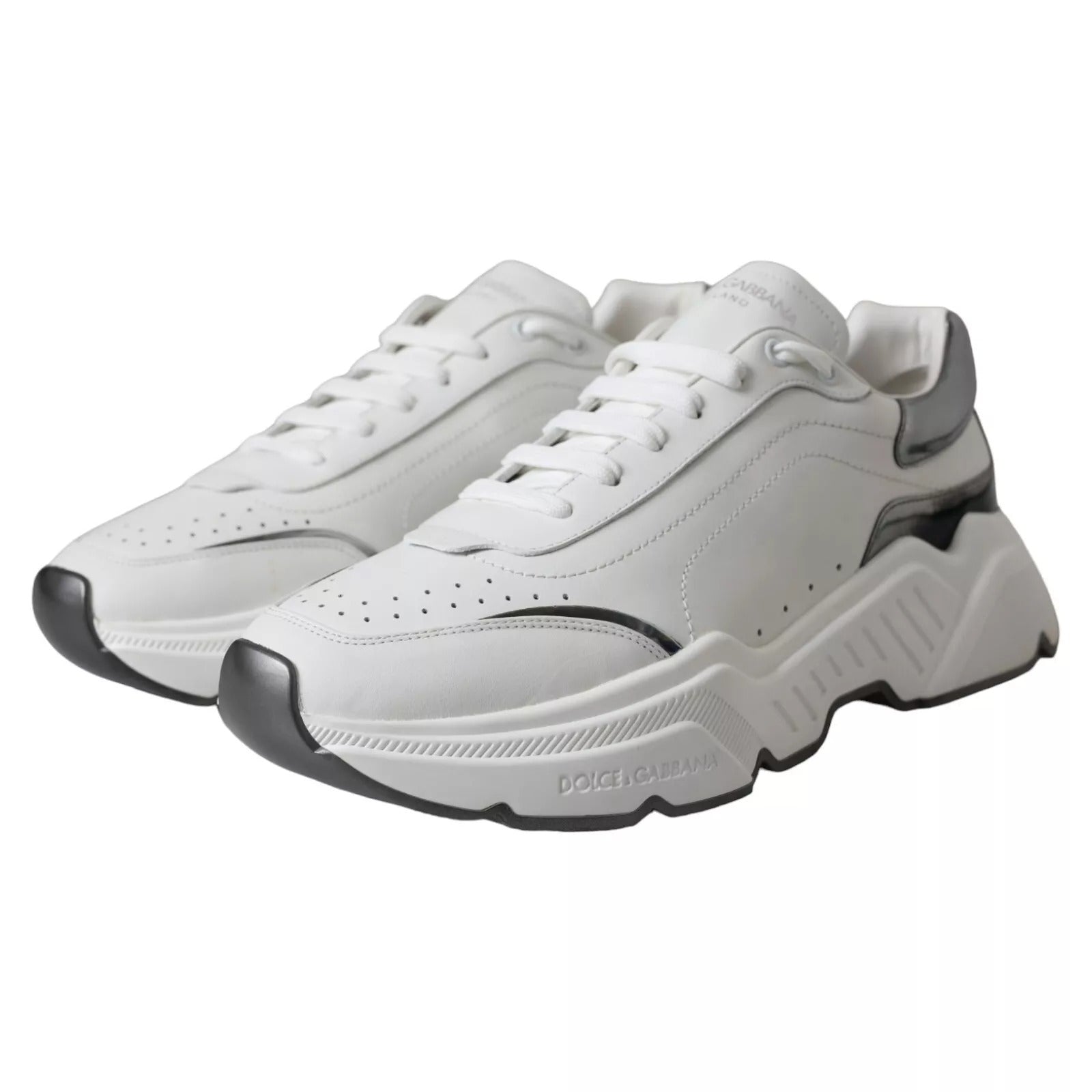 Dolce & Gabbana White Low Top Sneakers for Men detail view