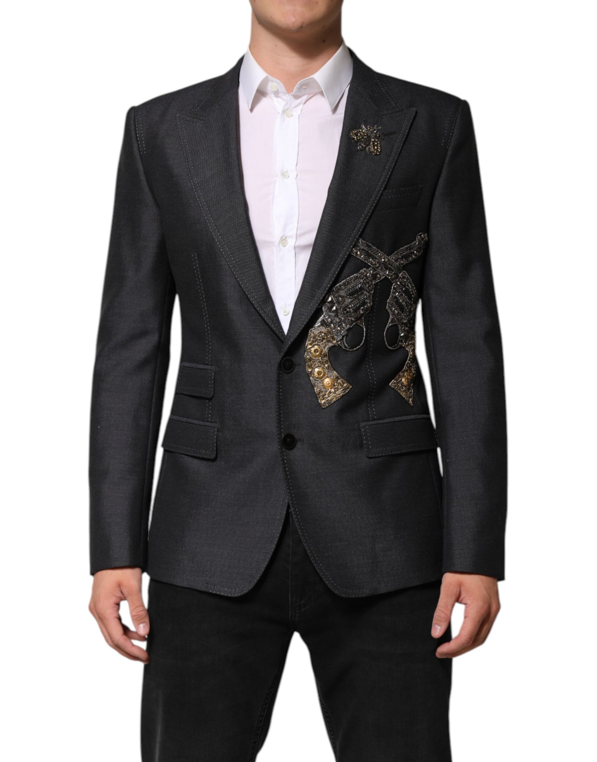 Dolce & Gabbana Grey Blazer for Men