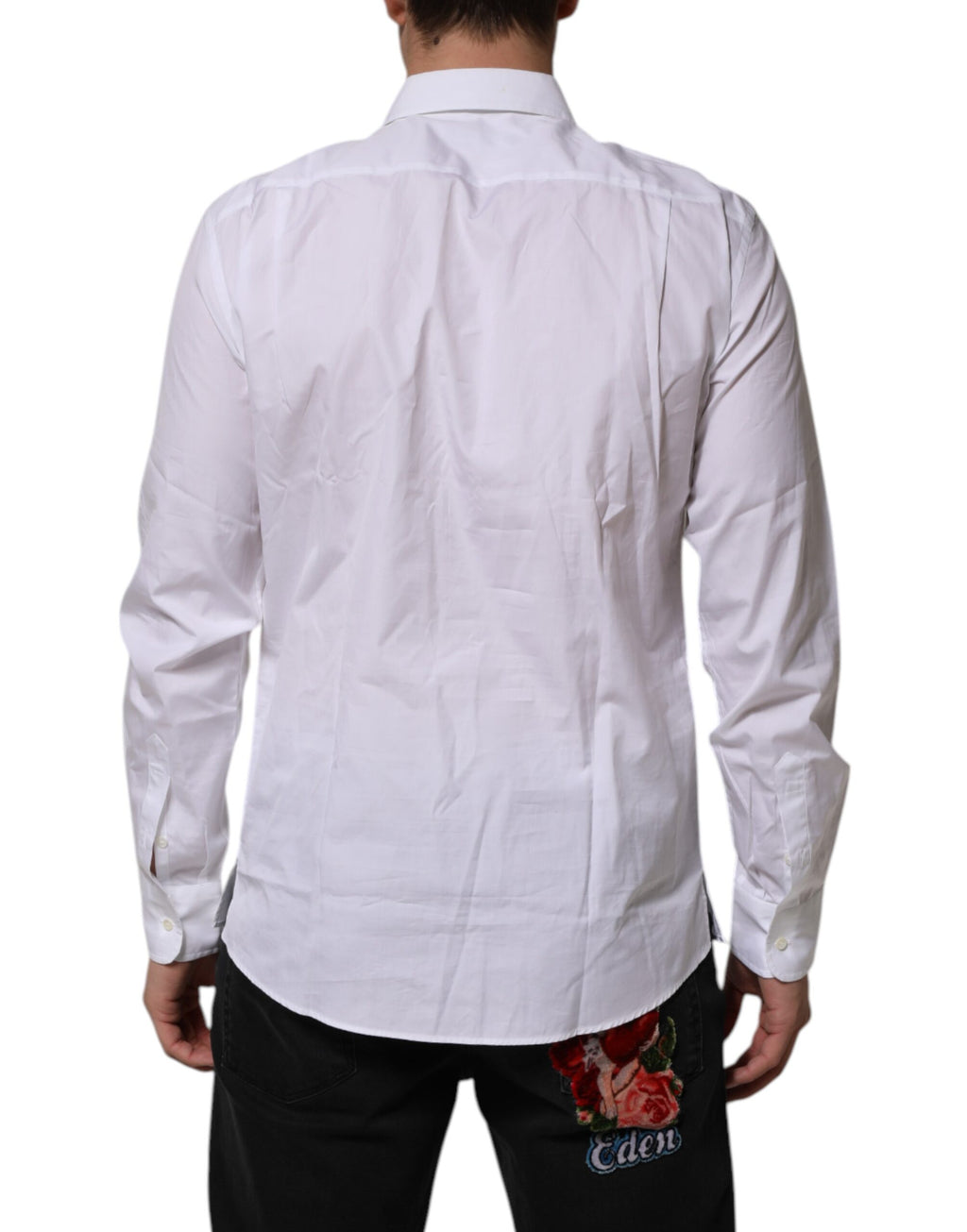 Dolce & Gabbana White Dress Shirt for Men side view