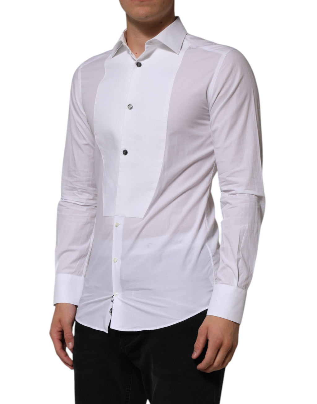 Dolce & Gabbana White Dress Shirt for Men detail view
