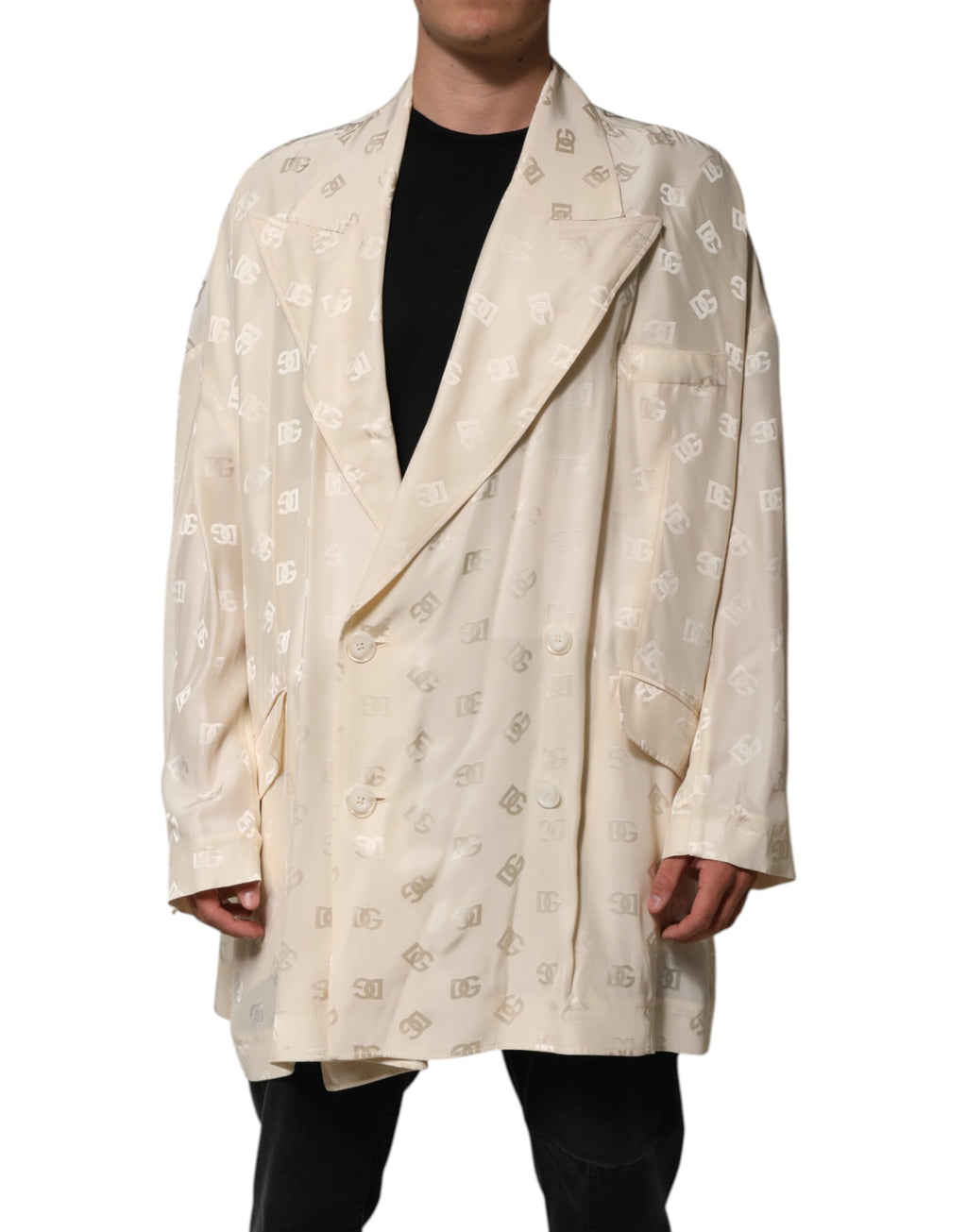 Dolce & Gabbana Beige Coat for Men alternate view