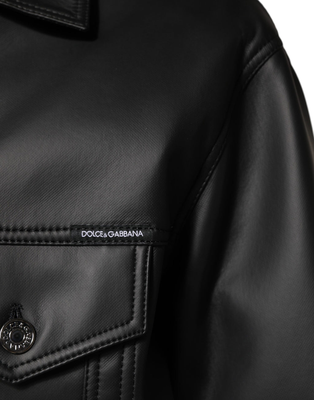 Dolce & Gabbana Black Biker Jackets for Men additional view