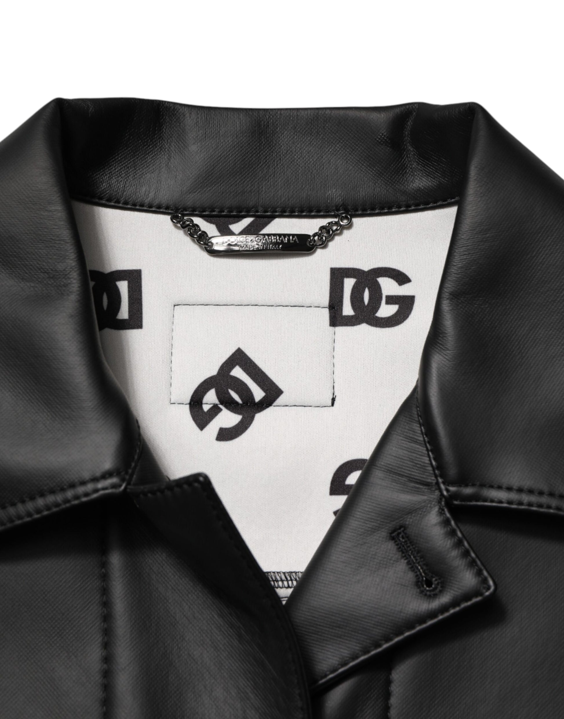 Dolce & Gabbana Black Biker Jackets for Men additional view