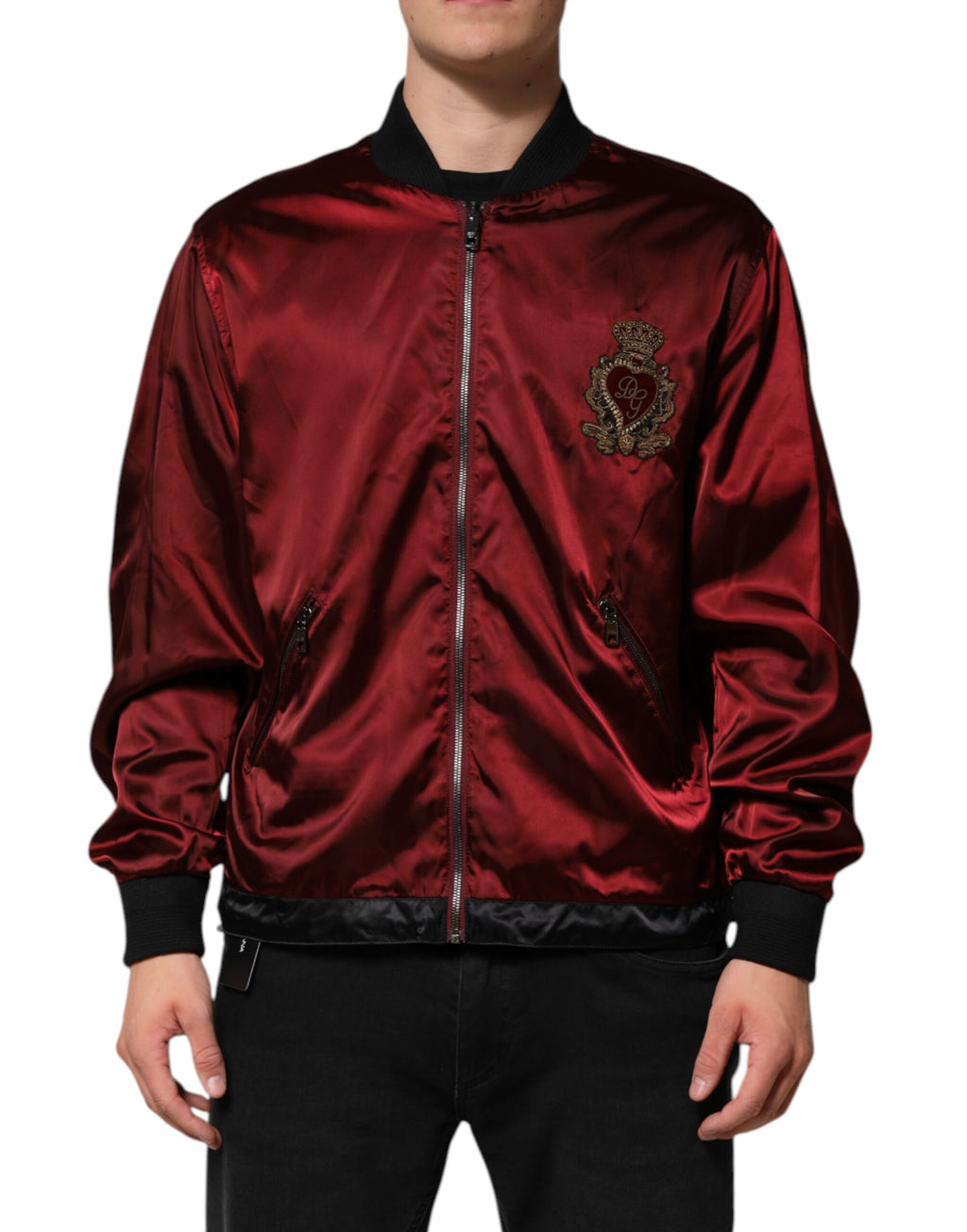 Dolce & Gabbana Red Bomber for Men alternate view