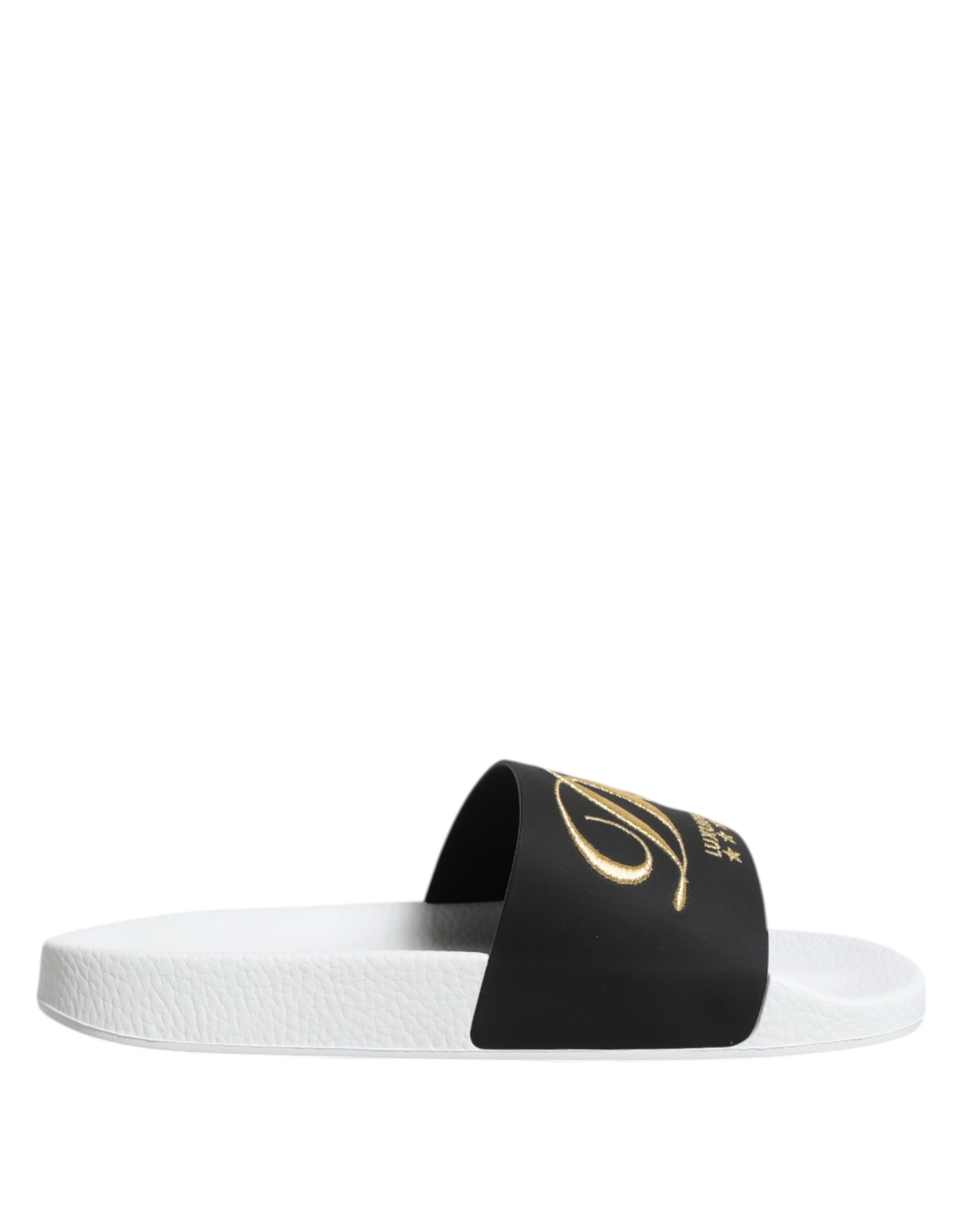 Dolce & Gabbana White Slides for Men