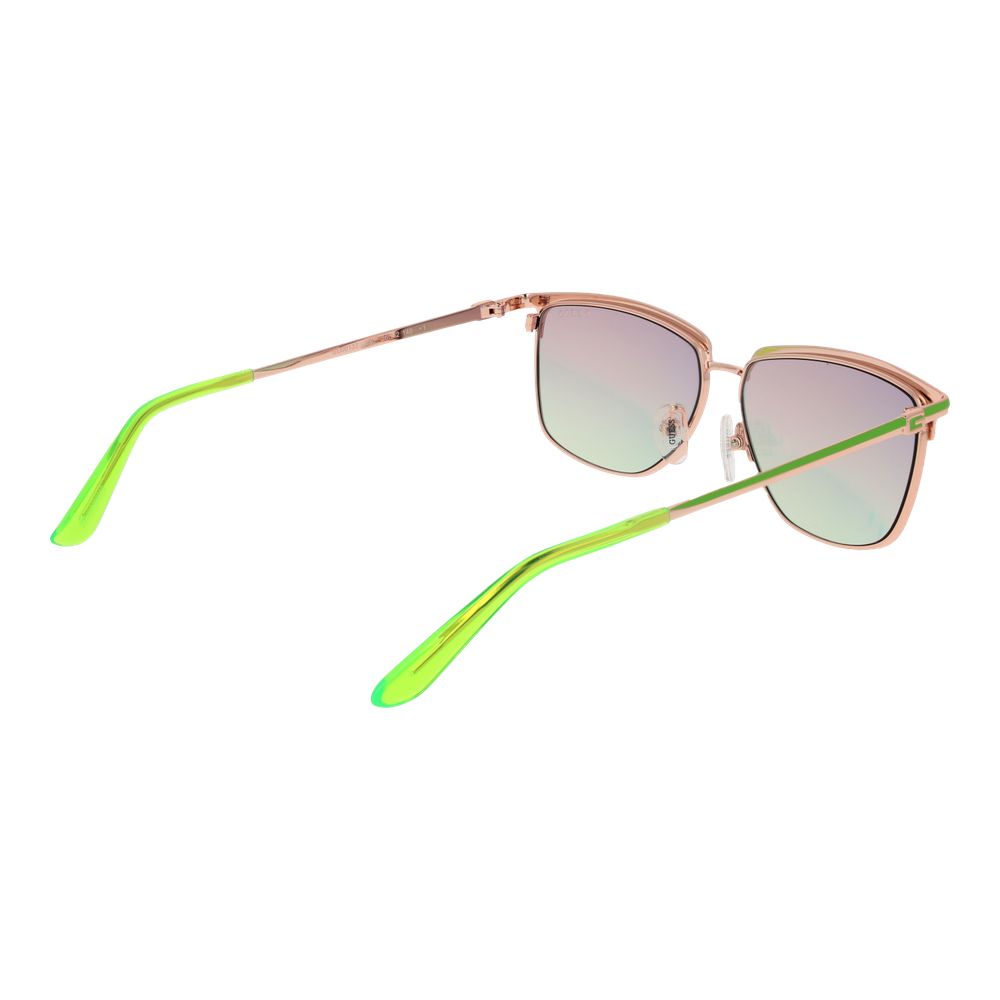 Lunettes de soleil Guess en métal bicolore