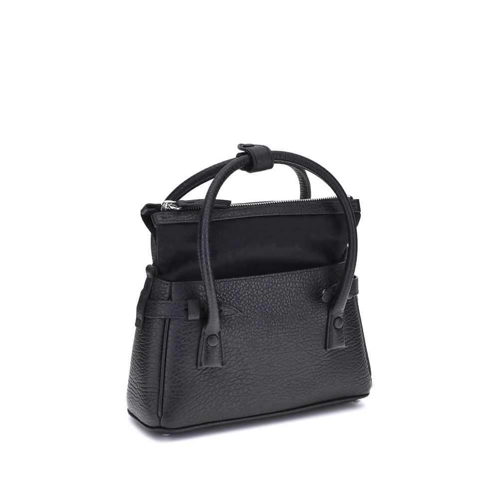 Margiela Black Calf Leather Bos Taurus Handbag
