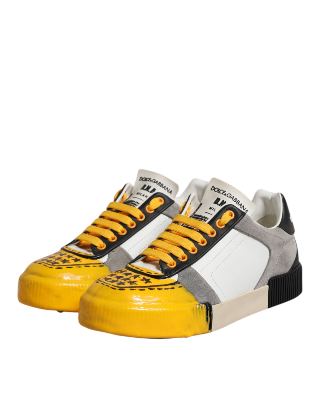 Dolce & Gabbana Multicolor Low Top Sneakers for Men side view