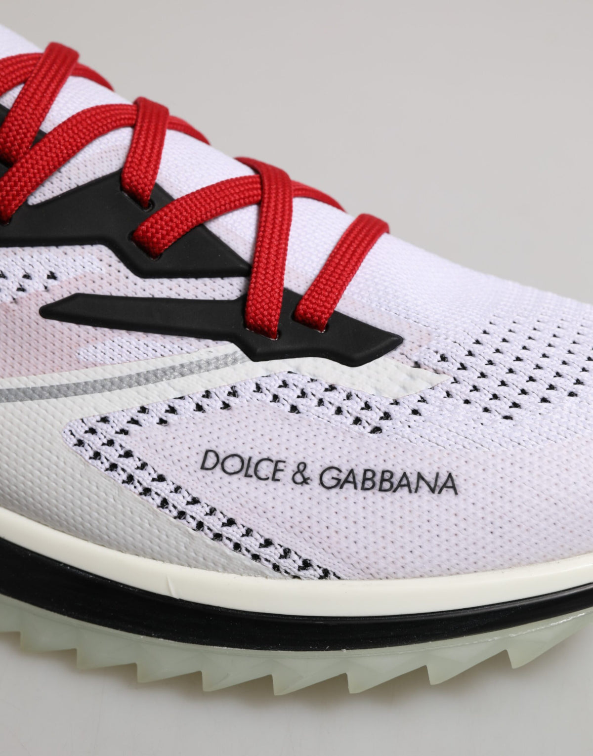 Dolce & Gabbana Weiße SORRENTO Sport-Stretch-Sneakers