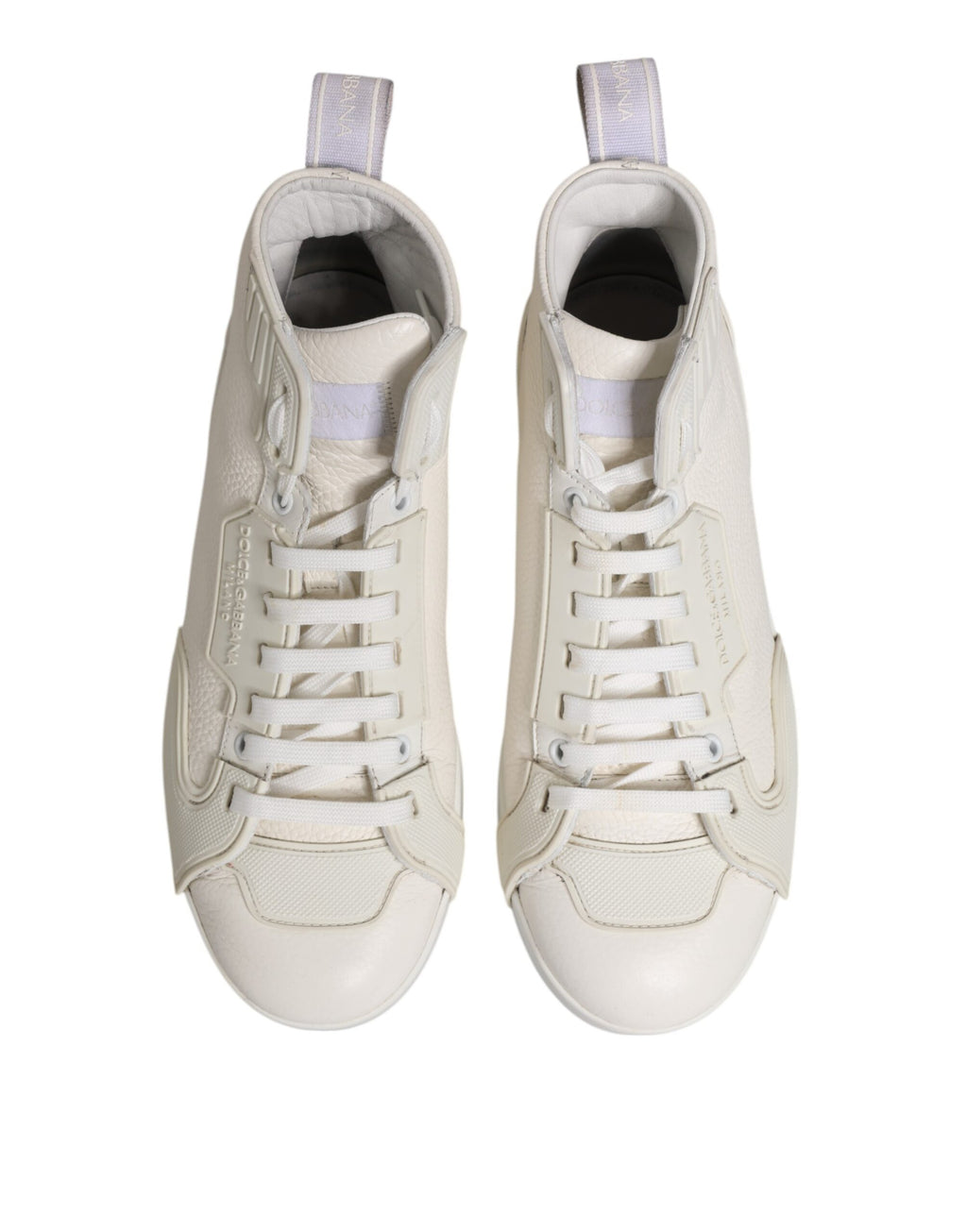 Dolce & Gabbana White High Tops for Men detail view