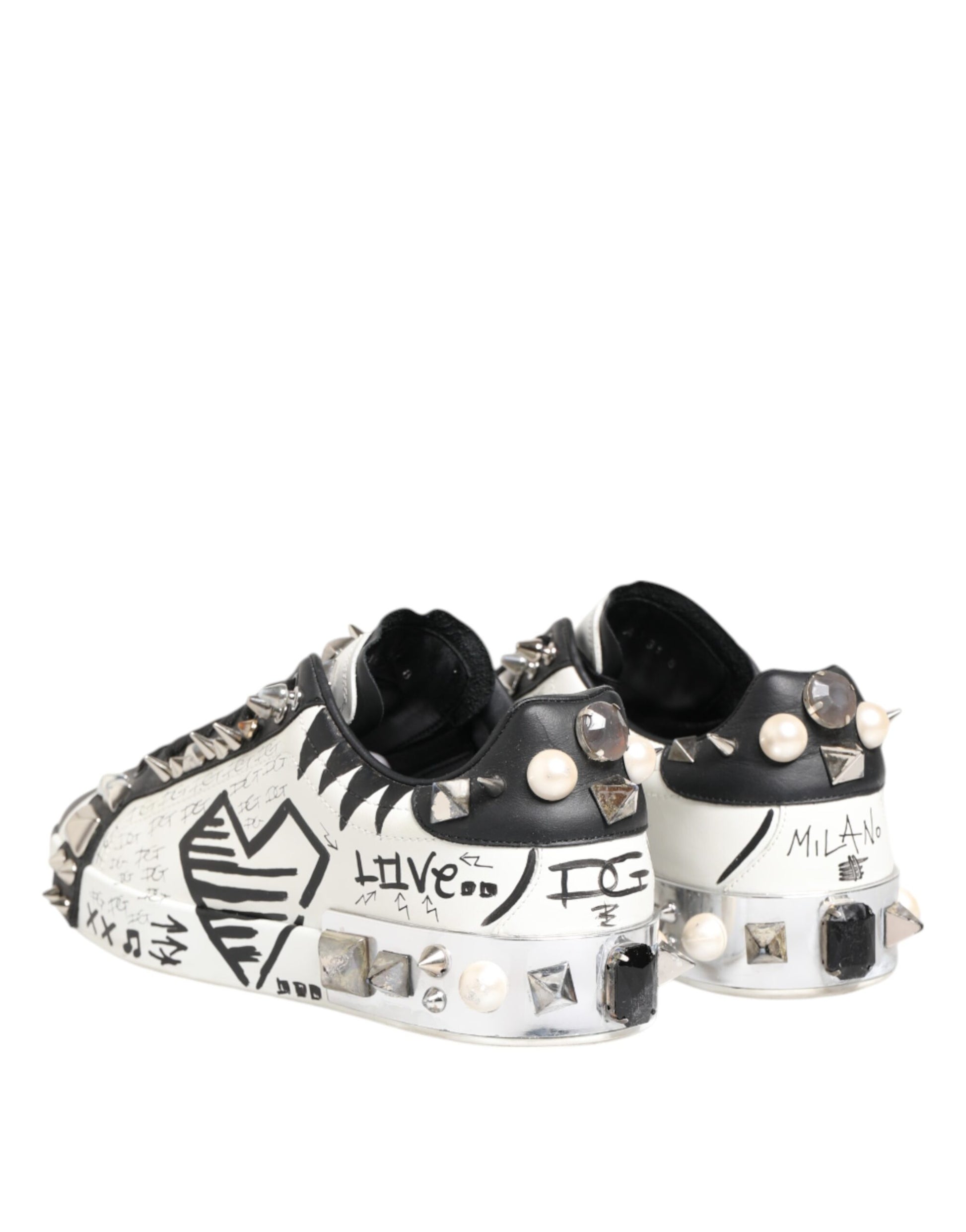 Dolce & Gabbana White Low Top Sneakers for Men additional view