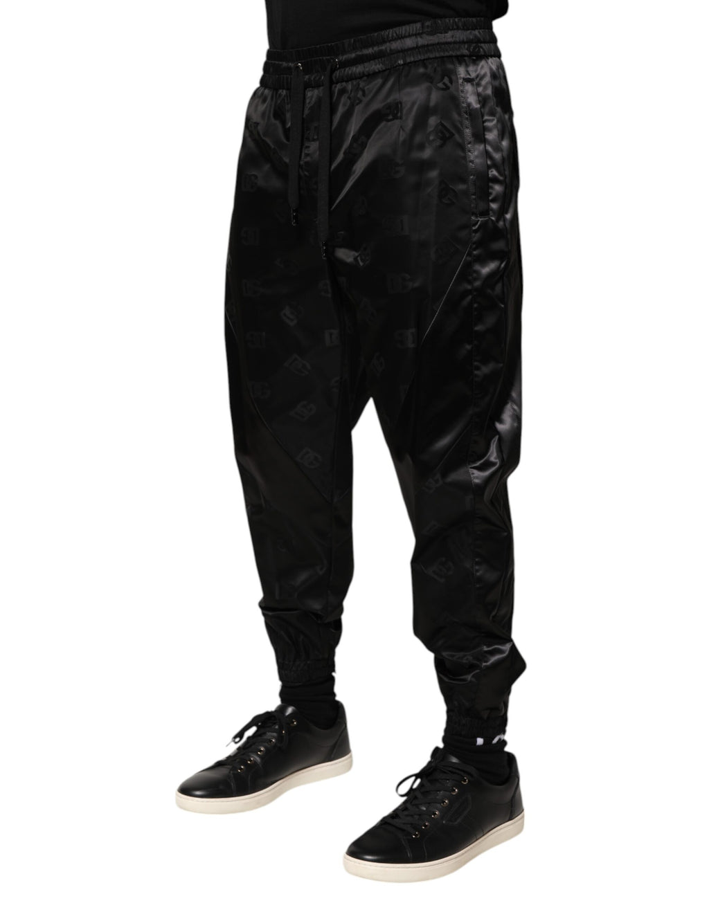 Dolce & Gabbana Black Athletic Pants for Men detail view