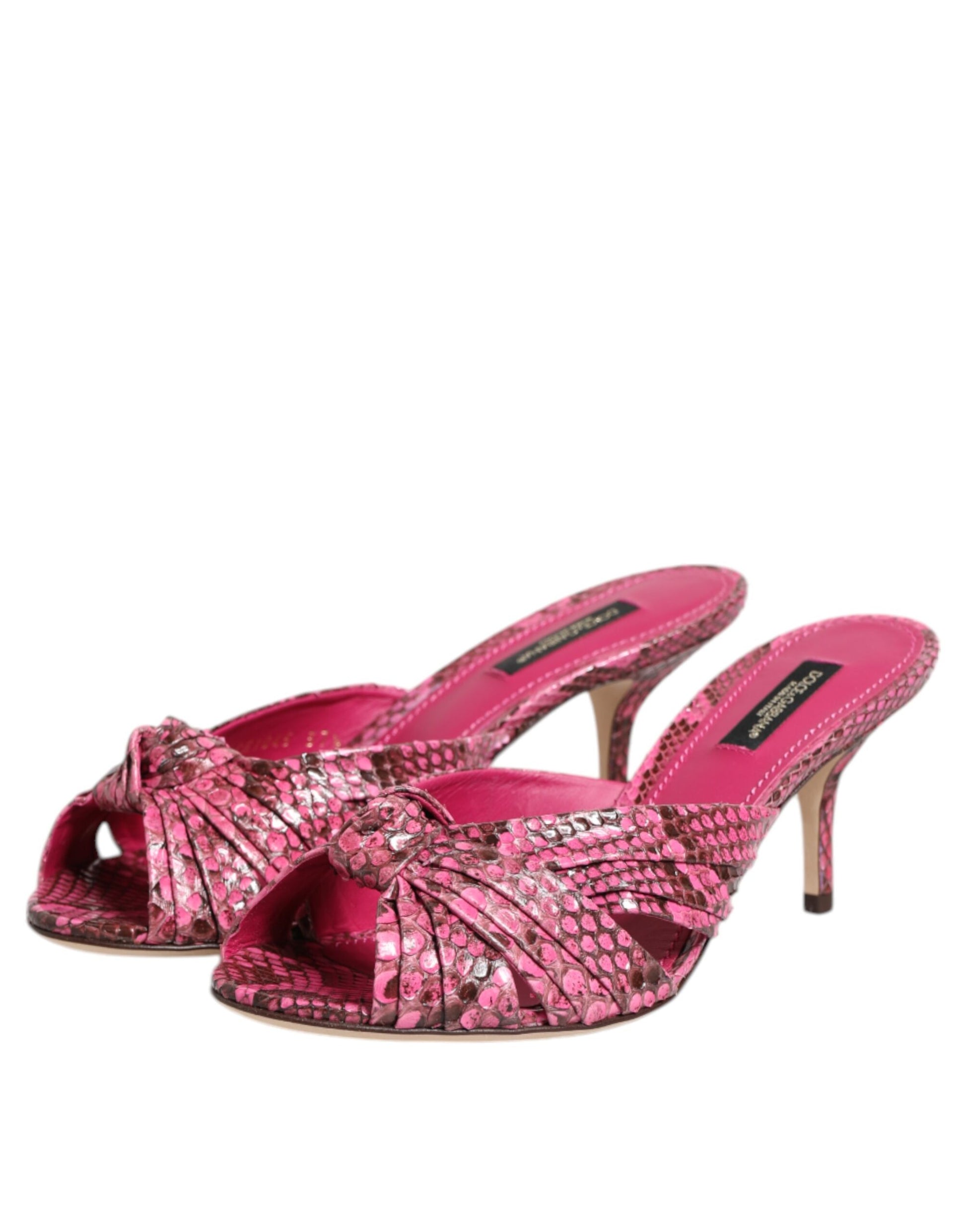 Dolce & Gabbana Pink Mid Heel for Women side view