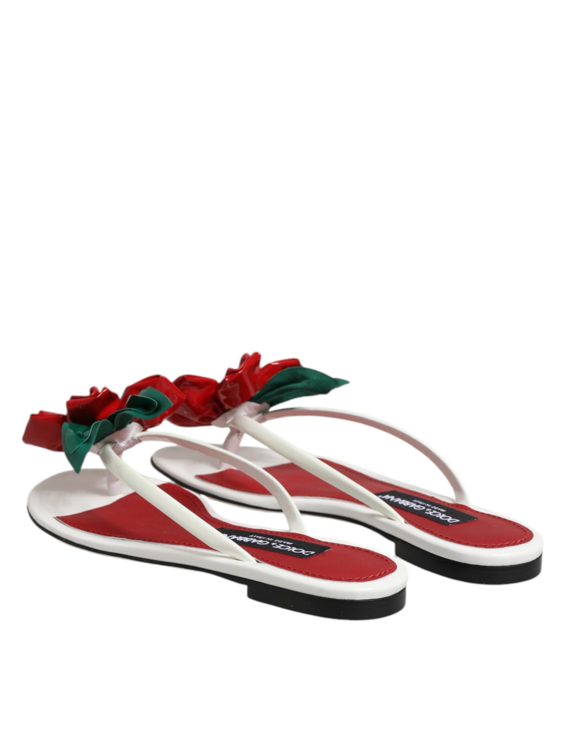 Dolce & Gabbana Red Slides for Women additional view